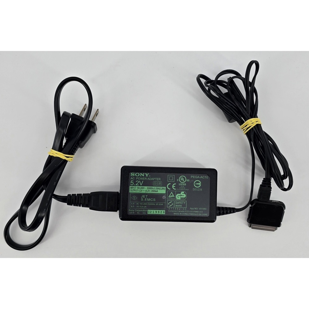 Vtg Sony PEGA-AC10 AC Adapter for Sony CLIE 5.2V Original OEM Y2K Complete